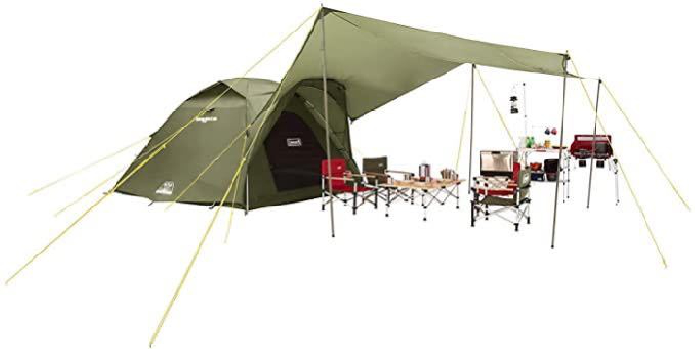 เต็นท์ Coleman Tough Wide Dome IV 300 Olive ขนาดใหญ่ 4 คน 5 คน 6 คน