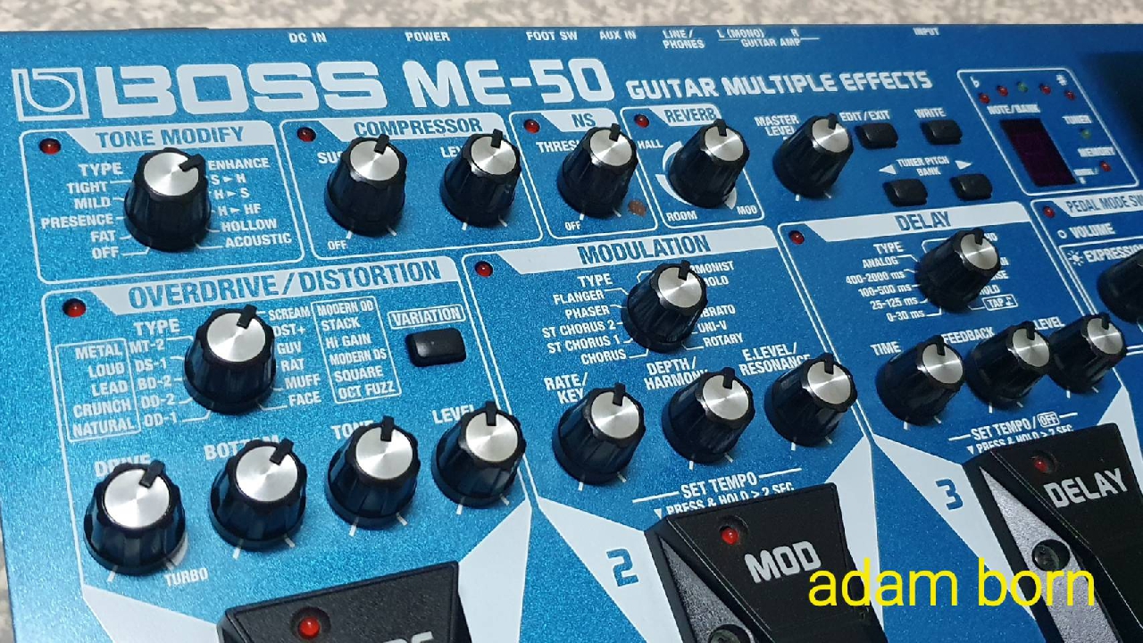 **ขายครับผม! Boss ME50 สภาพดีเกือบใหม่ ใช้งานได้ปรกติ มีadapter ให้ครับ **
