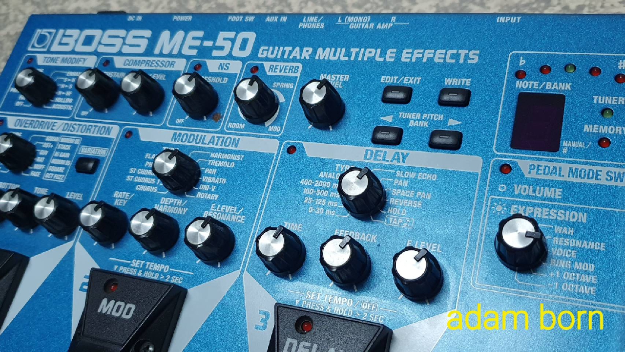 **ขายครับผม! Boss ME50 สภาพดีเกือบใหม่ ใช้งานได้ปรกติ มีadapter ให้ครับ **