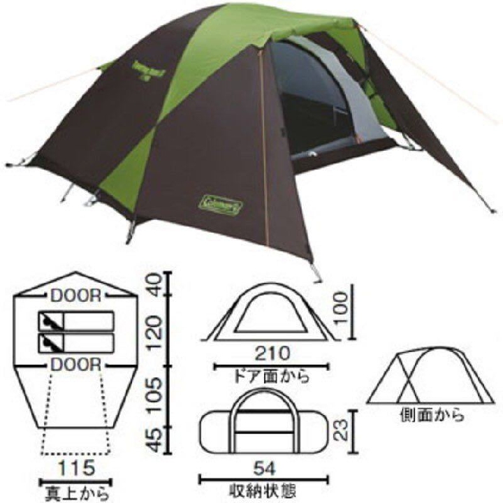 เต็นท์อุปกรณ์ตั้งแคมป์ Coleman Touring Dome