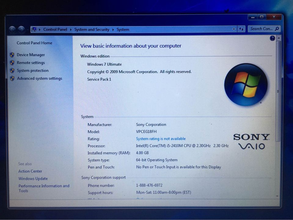 โน๊ตบุ๊ค SONY i5 ราคาถูก