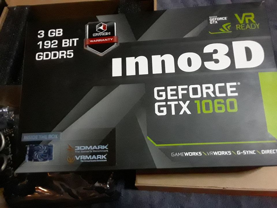 gtx1060 3GB inno3d ใช้งานปรกติ