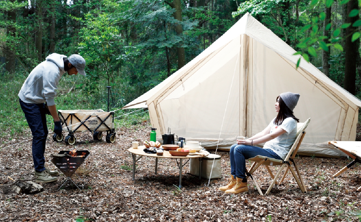 เต็นท์แบบบ้านพัก 2 เสา  NEUTRAL OUTDOOR LG เต็นท์ สำหรับ 4 คน