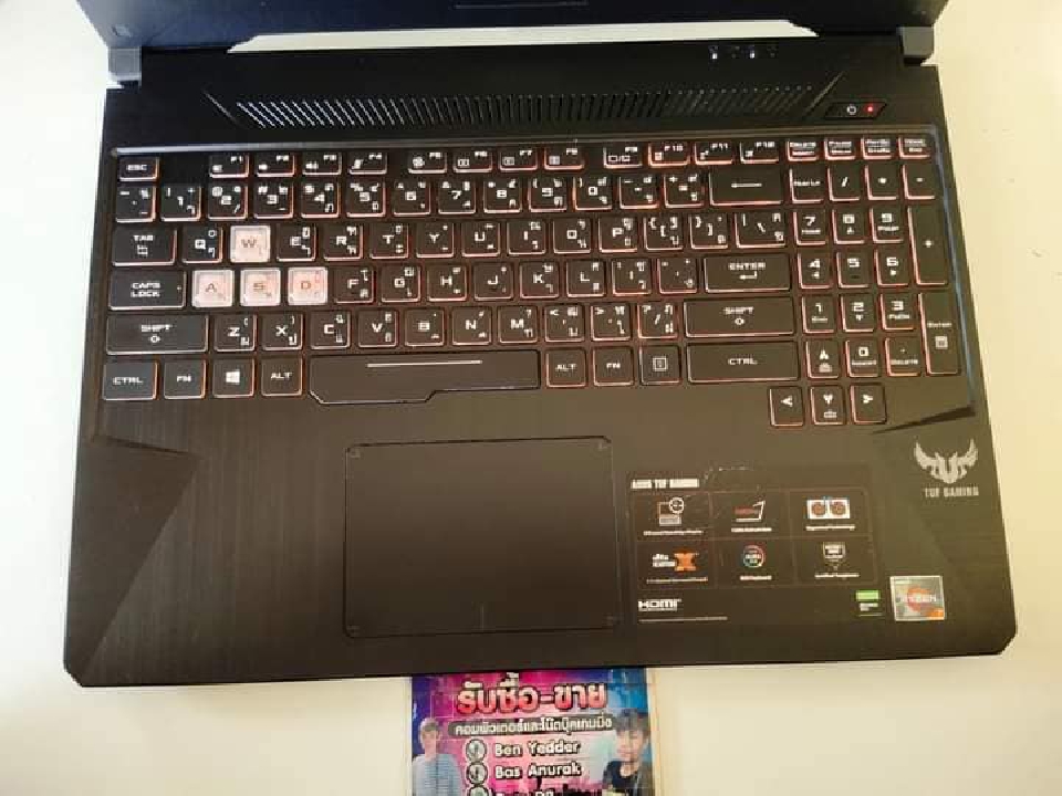 ASUS TUF GAMiNG RYZEN7 3750H+GTX1650 4GB สเปคสุดแรง