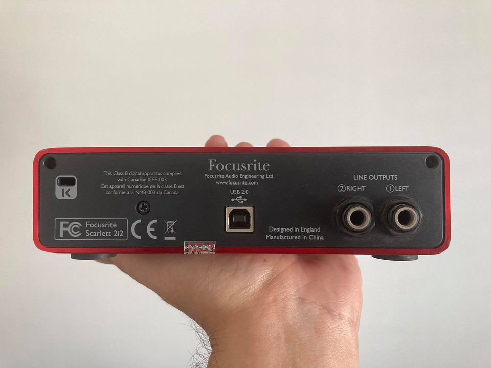Focusrite Scarlett 2i2 Gen1 มือสองครับ