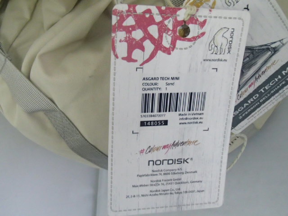 เต็นท์ แคมป์ปิ่ง Nordisk Asgard Tech Mini Nordisk 148055 เต็นท์สำหรับ 2 คน