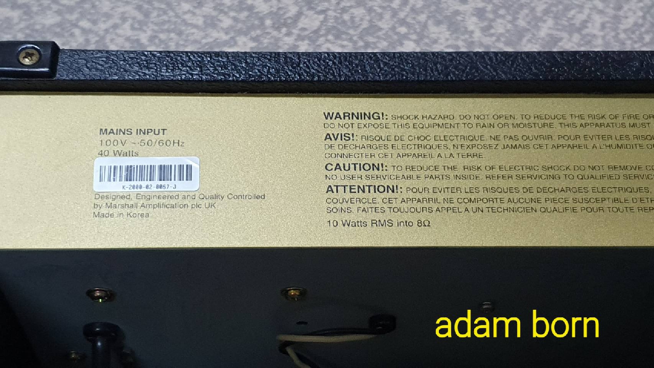 **ขายครับ! Marshall MG10 MK ll สภาพดี ใช้งานได้ปรกติครับ **