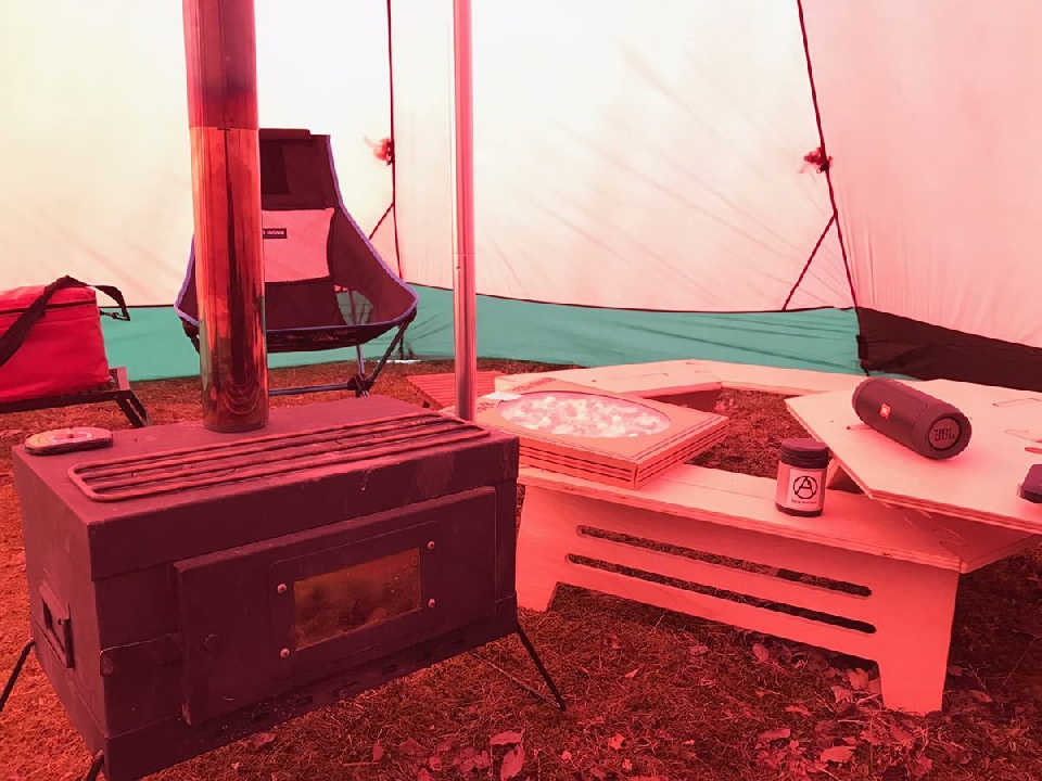 เต็นท์ แคมป์ปิ้ง กระโจม  tentipi zirkon 9 light ครบชุด