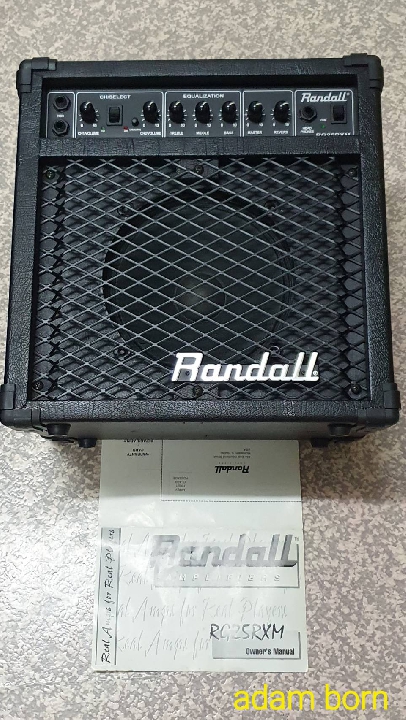 **ขายครับผม! Randall RG25RXM (25วัตต์ ดอกลำโพง 10 นิ้ว) สภาพดี  ใช้งานได้ปรกติครับ **