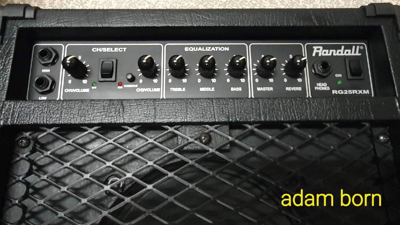 **ขายครับผม! Randall RG25RXM (25วัตต์ ดอกลำโพง 10 นิ้ว) สภาพดี  ใช้งานได้ปรกติครับ **