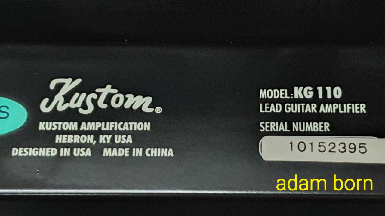 **ขายครับ! Kustom KG110 ใช้งานได้ปรกติครับ **
