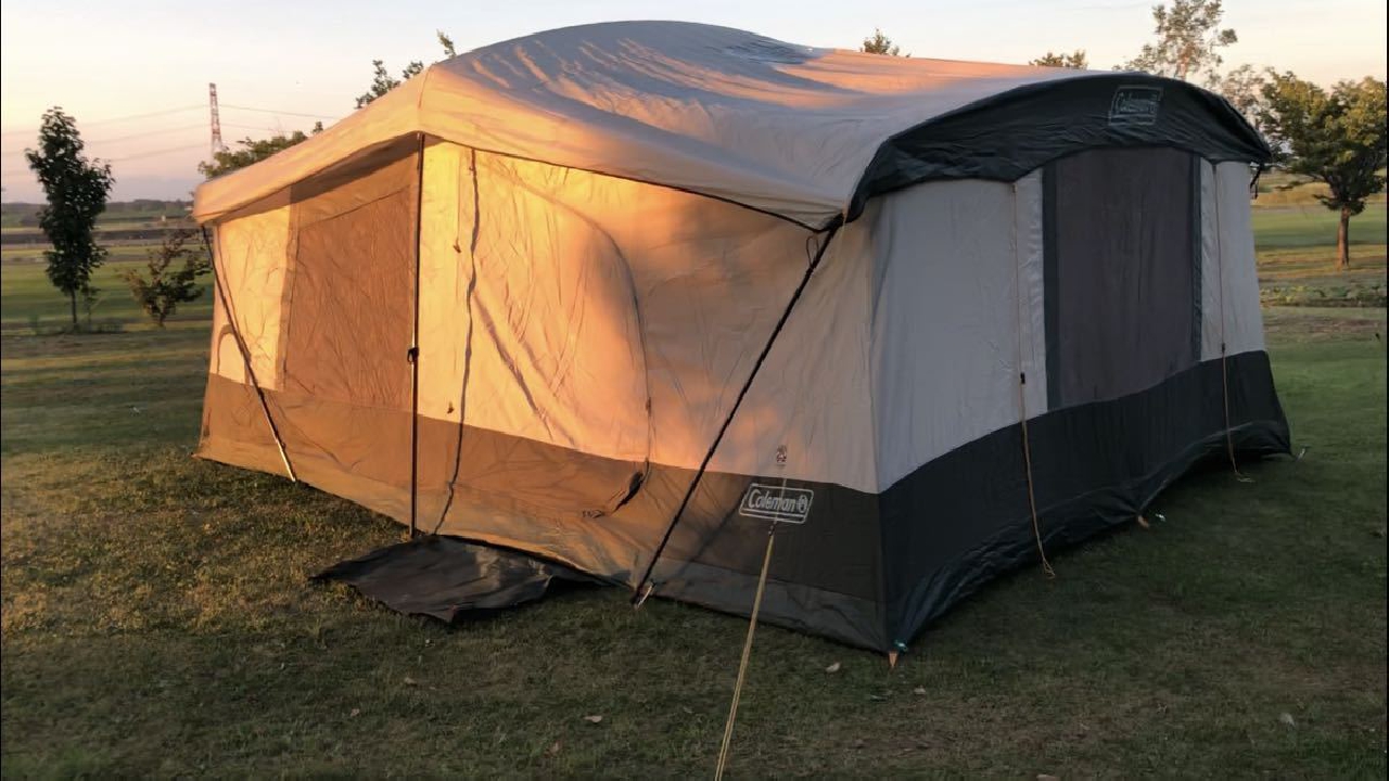 เต็นท์ขนาดใหญ่พิเศษหายาก COLEMAN SALMON RIVER CABIN TENT