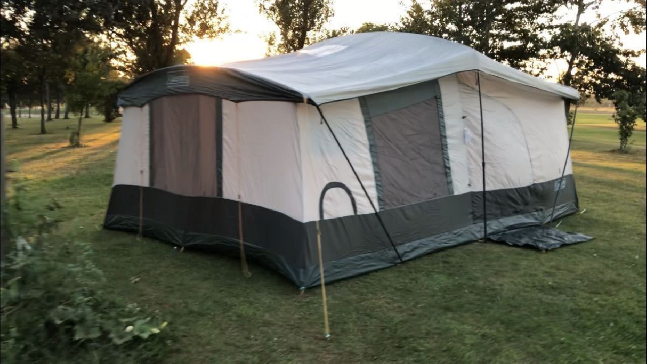 เต็นท์ขนาดใหญ่พิเศษหายาก COLEMAN SALMON RIVER CABIN TENT