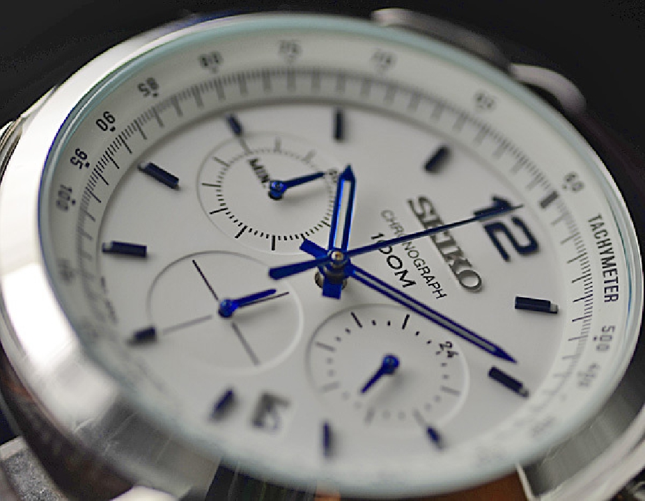นาฬิกา SEIKO หนัง สีขาว