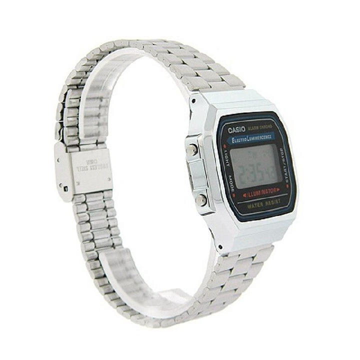 Casio Retro Classic A168WA-1W Unisex Digital Steel Watch