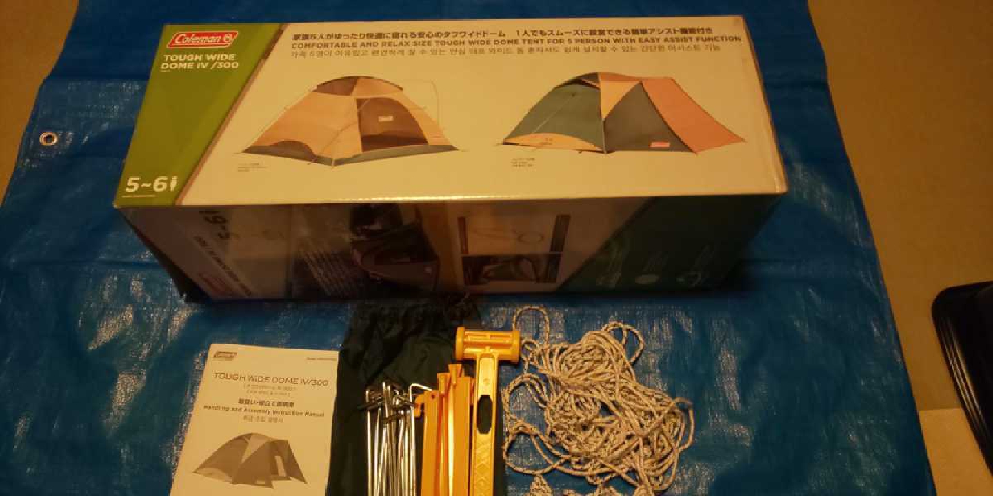 เต็นท์Coleman Tough Wide Dome IV / 300