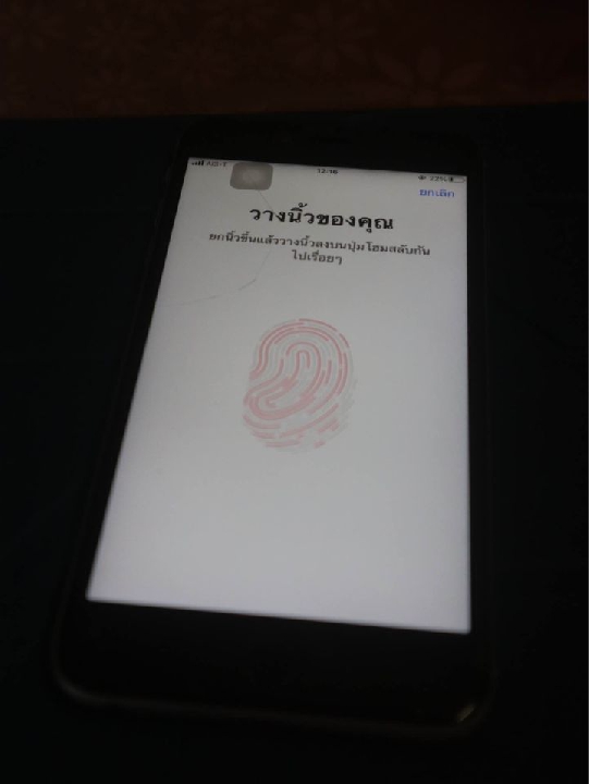 Iphone 6s plus ใช้งานปกติทุกอย่างสแกนนิ้วลื่นๆ