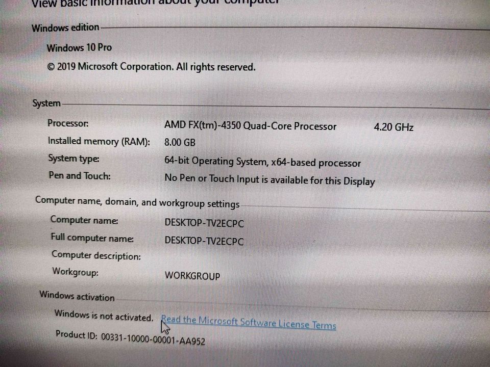 ขายคอมตั้งโต๊ะยกชุด AMD FX 4350 4.20 GHz