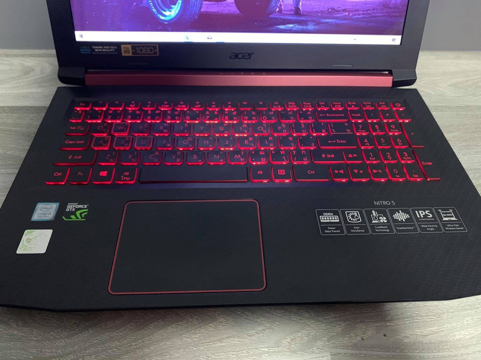 ปล่อยด่วน รีบใช้เงิน ACER NITRO5 อัพแรมเป็น16 เพิ่ม ssd 512 gb