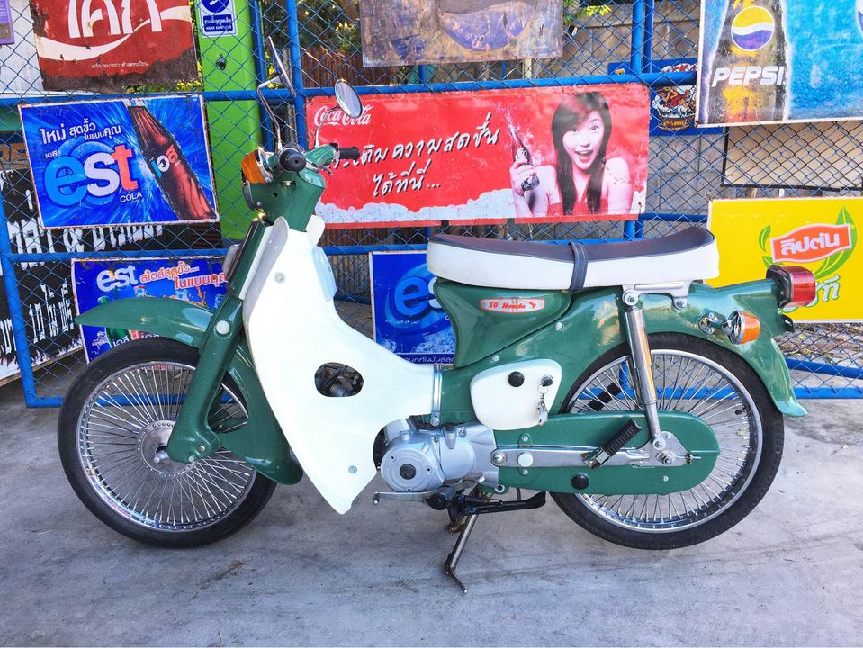 Honda c คลาสสิค วินเทจสไตล์