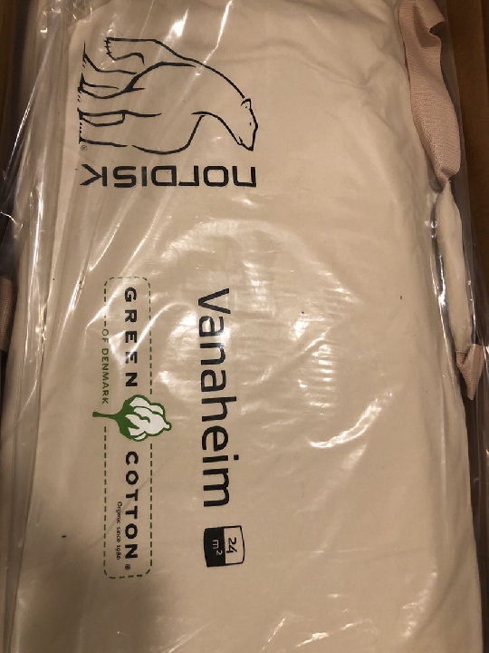หายาก ชุดพื้นผ้าฝ้ายสีเขียว Nordisk Vanaheim 24
