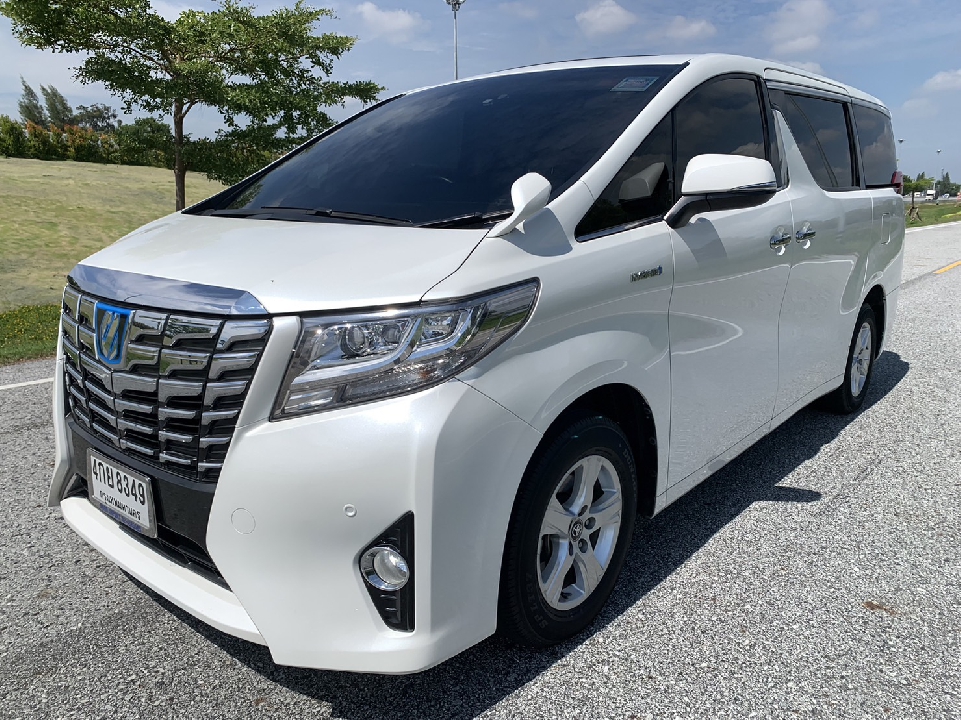 TOYOTA ALPHARD 2.5 HYBRID E-FOUR AUTO ปี 2015 มือเดียว ไมล์น้อย ✅ไม่เคยทำสี ไม่เคยเกิดอุบัติเหต