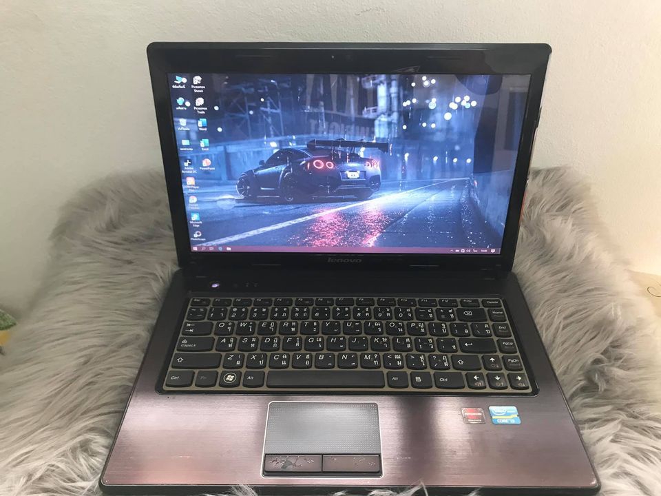 ขายจ้า โน๊ตบุ๊ก มือสอง ใช้งานได้ปกติ แบตอึดๆ Lenovo G470 i3 gen2 ram 4g HDD 500g การ์ดจอแยก ลื่นๆ 55