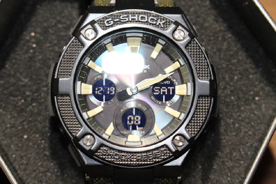 นาฬิกาคาสิโอ Casio G-SHOCK G-STEEL Radio Solar GST-W130BC Black