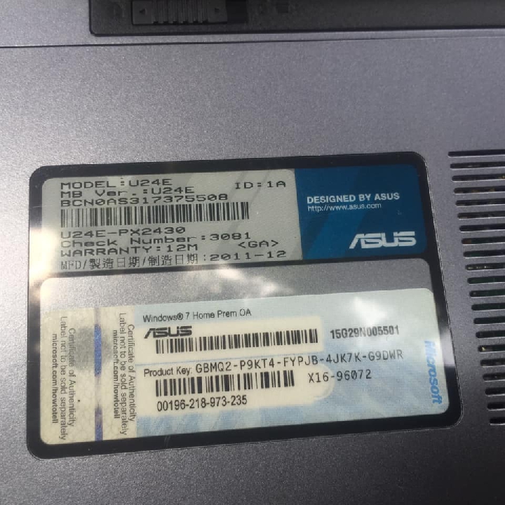 โน๊ตบุ๊ค core i5 ตัวเล็กสภาพสวย