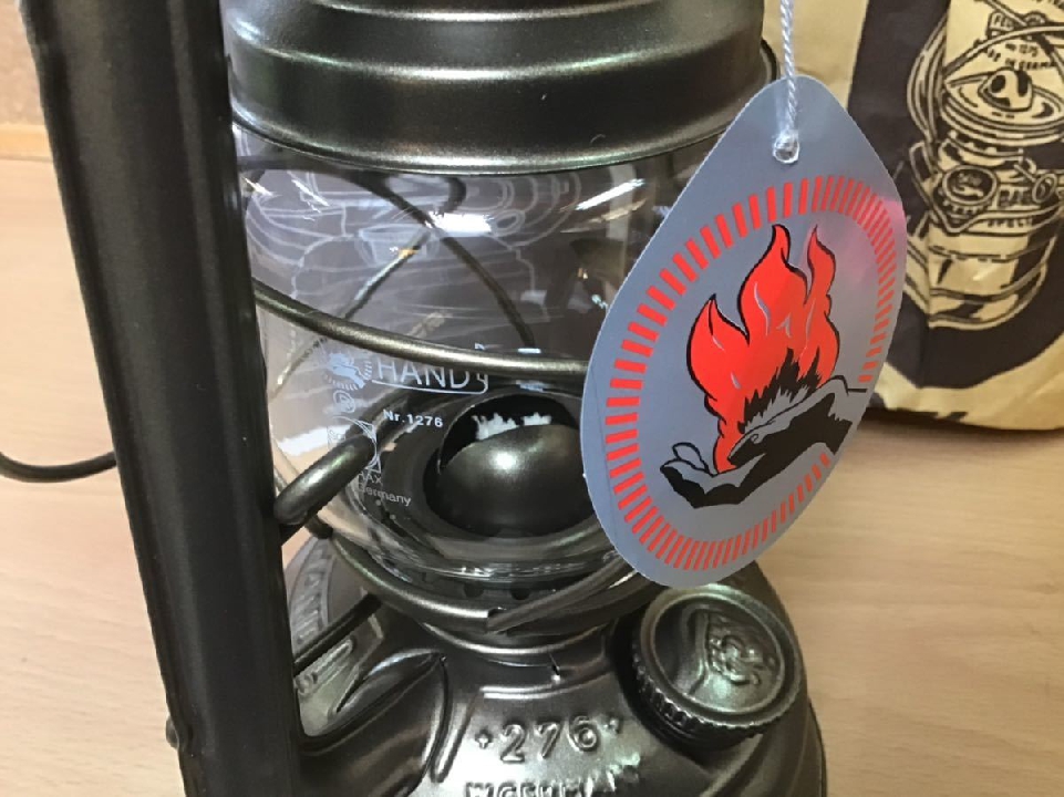 โคมไฟ Feuerhand ใหม่ที่ยังไม่ได้ใช้ 276 Made in Germany Bronze