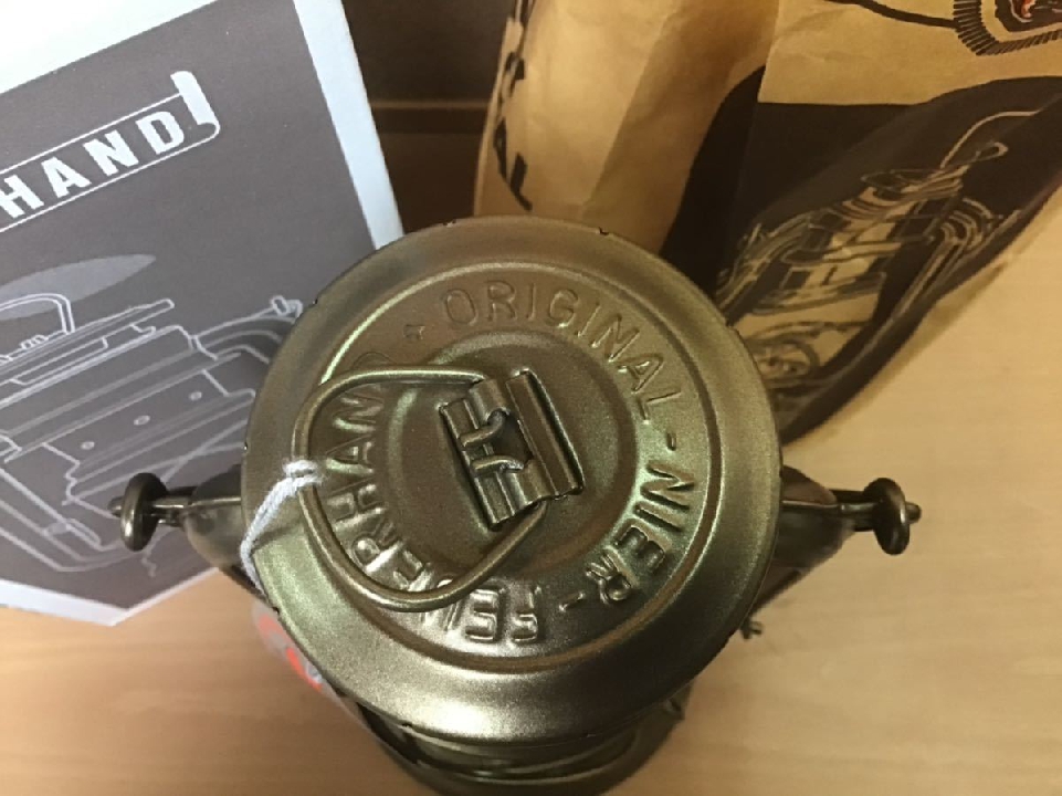 โคมไฟ Feuerhand ใหม่ที่ยังไม่ได้ใช้ 276 Made in Germany Bronze