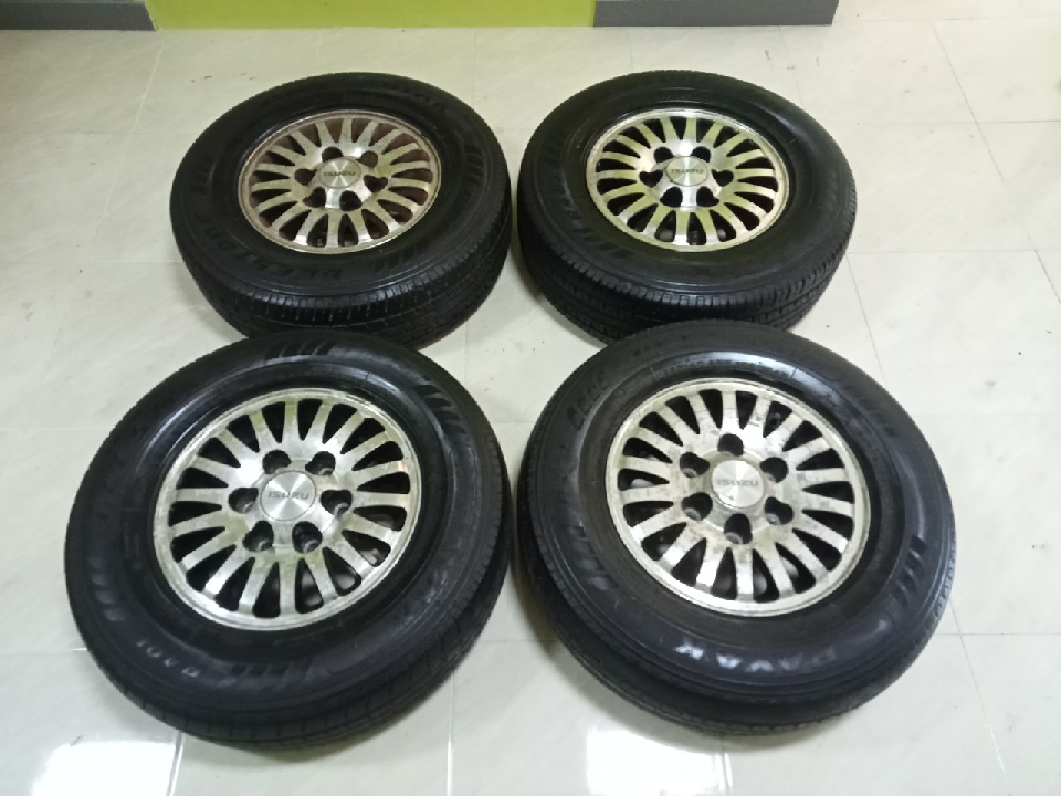 ล้อแม็ก ISUZUTFR Dragoneye ขอบ14-12 รู พร้อมยาง