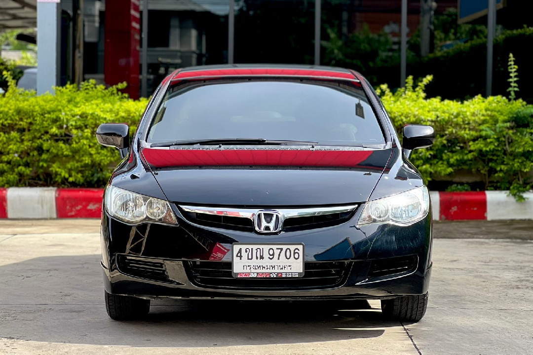 2006 HONDA CIVIC 1.8E FD AT  เครดิตดีออกรถไม่ต้องใช้เงิน   ไม่เคยติดแก็ส 