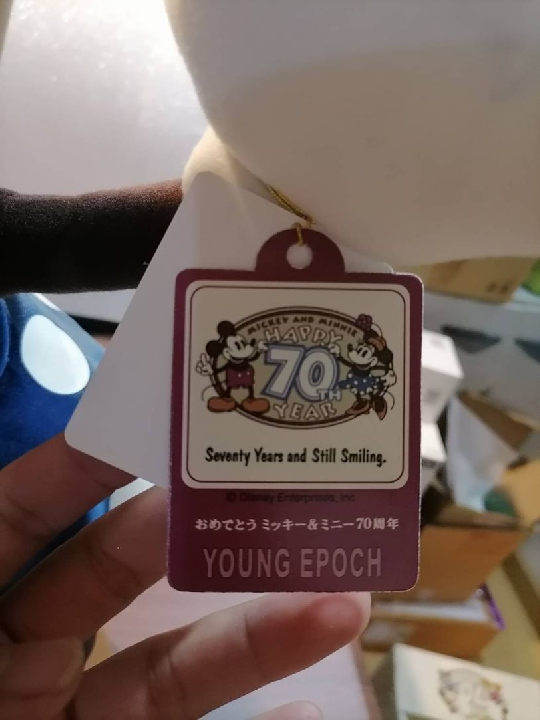 ตุ๊กตา Mickey Mouse ฉลอง70 ปี หายาก ลิขสิทธิ์แท้ Disney JAPAN