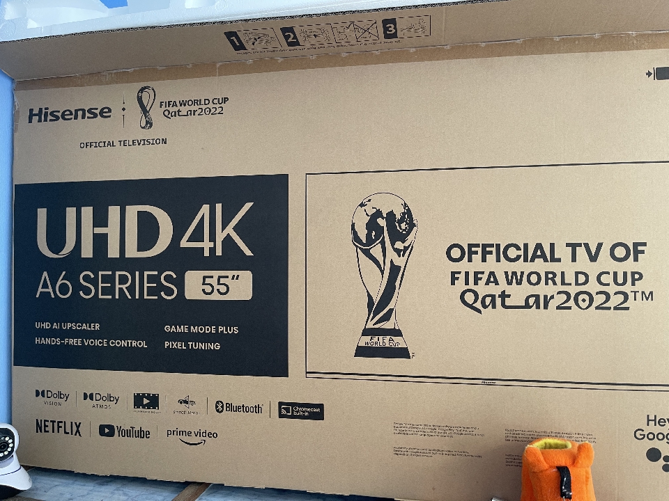 Google TV hisense 55A6500G 55 นิ้ว