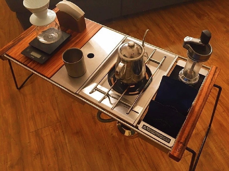 จำหน่ายอุปกรณ์แค้มปิ้งและเดินป่า  TNR IGT Wooden Folding Table