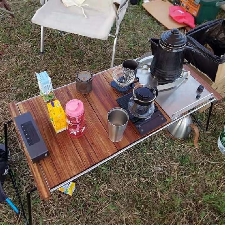 จำหน่ายอุปกรณ์แค้มปิ้งและเดินป่า  TNR IGT Wooden Folding Table