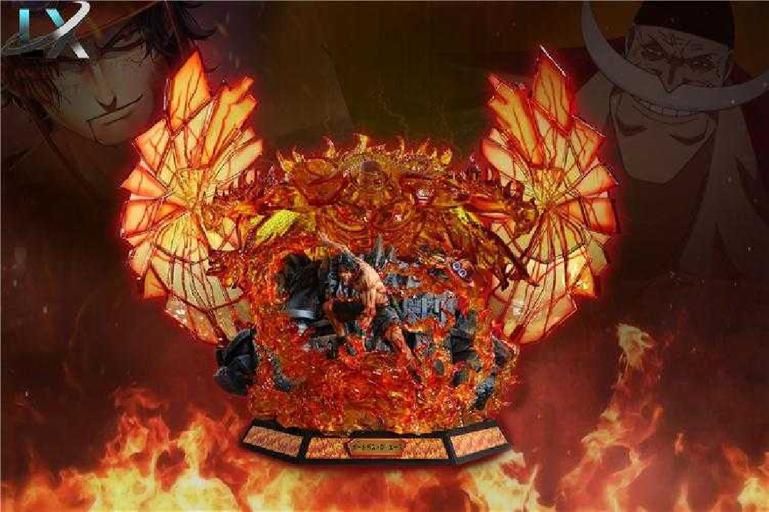 ฟิกเกอร์   ญี่ปุ่น 100% Portgas D Ace & หนวดขาว