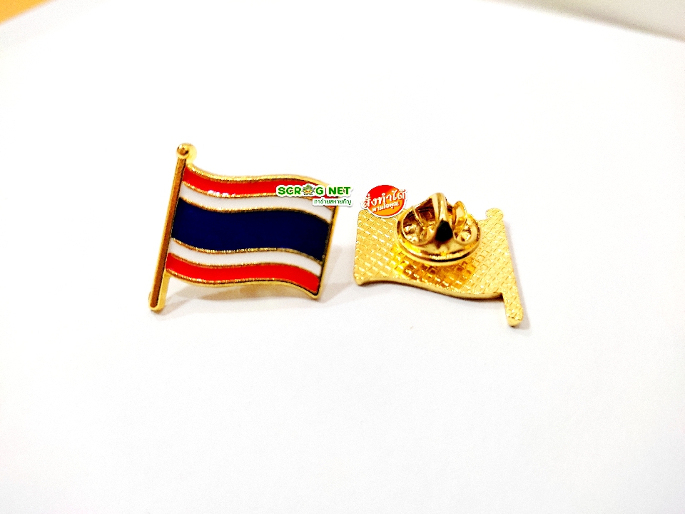 ถูกที่สุด‼️สินค้าพร้อมจัดส่ง   เข็มกลัดธงชาติไทย Thailand Flag Pin   