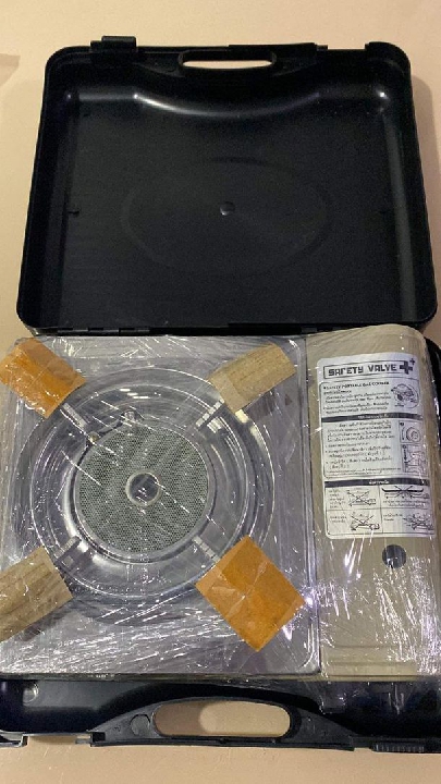 ขายคะ Lucky Flame เตาแก๊สกระป๋อง รุ่น LF-90ID หัวเตาอินฟาเรด รุ่นใหม่ ดั๊บเบิ้ลเซฟตี้แก๊สกระป๋องอีก