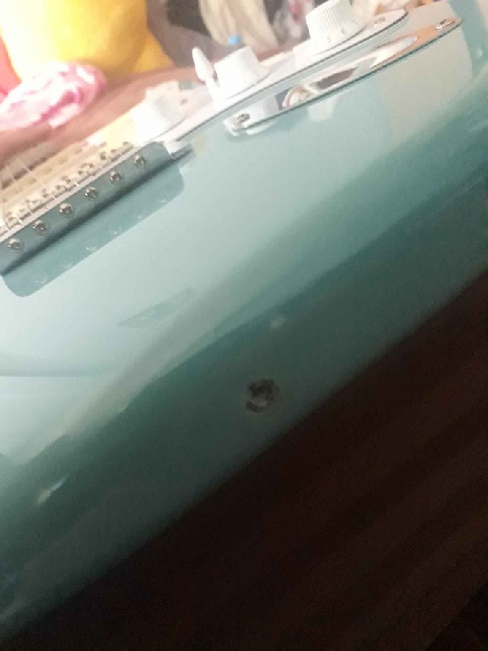 squier bullet strat daphne blue