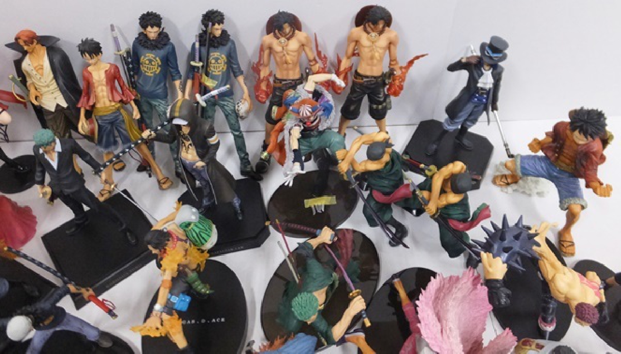 ฟิกเกอร์   ญี่ปุ่น 100% One Piece Figure Mass Summary 46 Body Set / Luffy Zoro Ace Ronami Shanks Bonnie Katakuri Rayleigh เป็นต้น