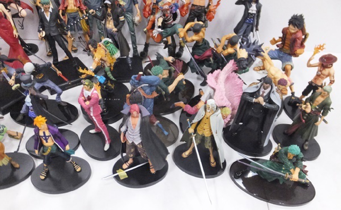 ฟิกเกอร์   ญี่ปุ่น 100% One Piece Figure Mass Summary 46 Body Set / Luffy Zoro Ace Ronami Shanks Bonnie Katakuri Rayleigh เป็นต้น