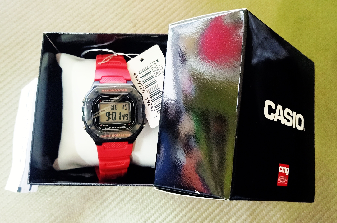 CASIO นาฬิกาข้อมือ CASIO รุ่น W-218H-4BVDF