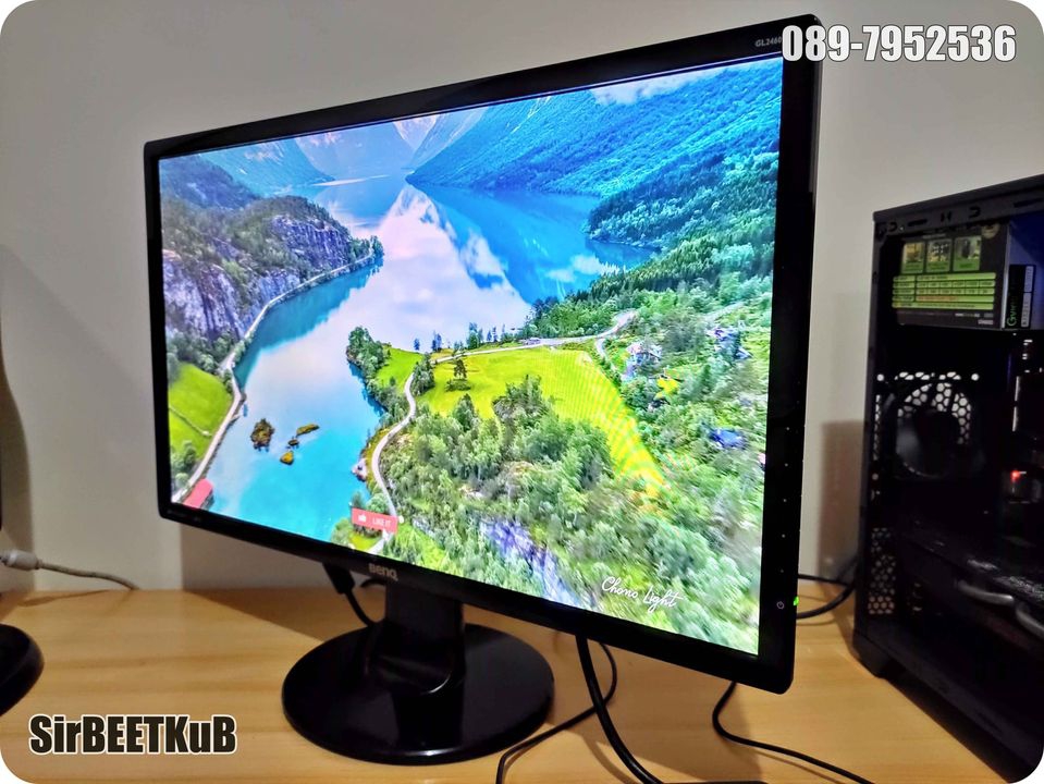 จอ BenQ 24 นิ้ว (ต่อ HDMI ได้) มี 2 รุ่น เหมาะทั้งใช้เล่นเกม ดูหนัง และใช้งานทั่วไป