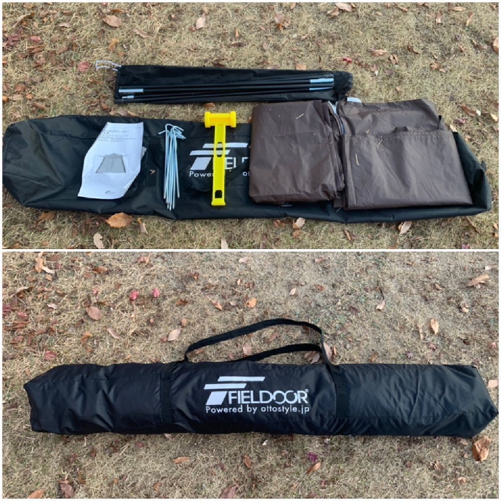 เต็นท์กระโจม Field A One Touch Screen Tent Tarp Screen Tarp พร้อมกันสาด 2 แผ่น