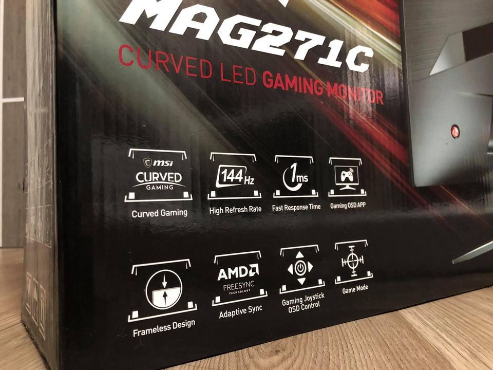 จอโค้ง Msi 27 นิ้ว 144Hz ประกันเหลือ 2 ปี