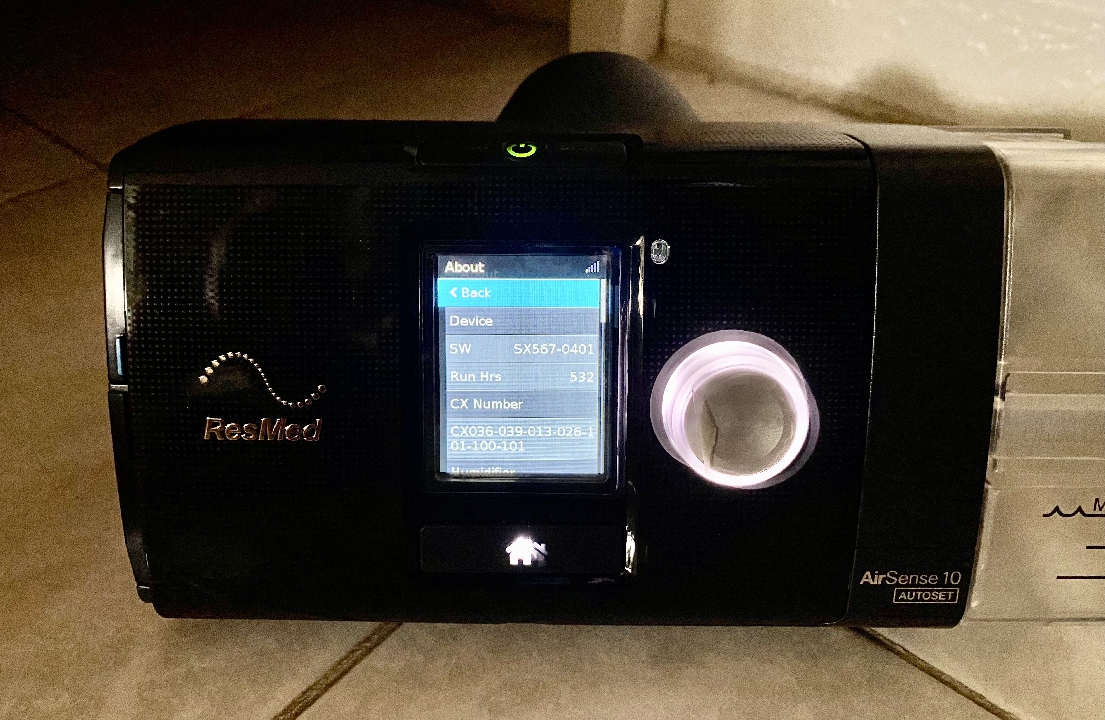 ResMed AirSense 10 AutoSet APAC : เครื่องอัดอากาศแรงดันบวกแบบปรับแรงดันอัตโนมัติ