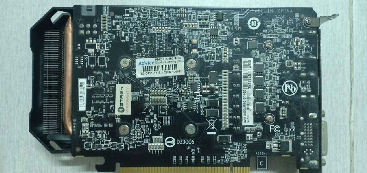 GIGABYTE RX 560 Gaming OC 4G