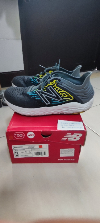 ขาย รองเท้าวิ่ง new balance beacon รุ่นรองtop สีเทา ราคาป้าย 4490฿ Size 10 us 44 eur 9ครึ่ง uk 28cm